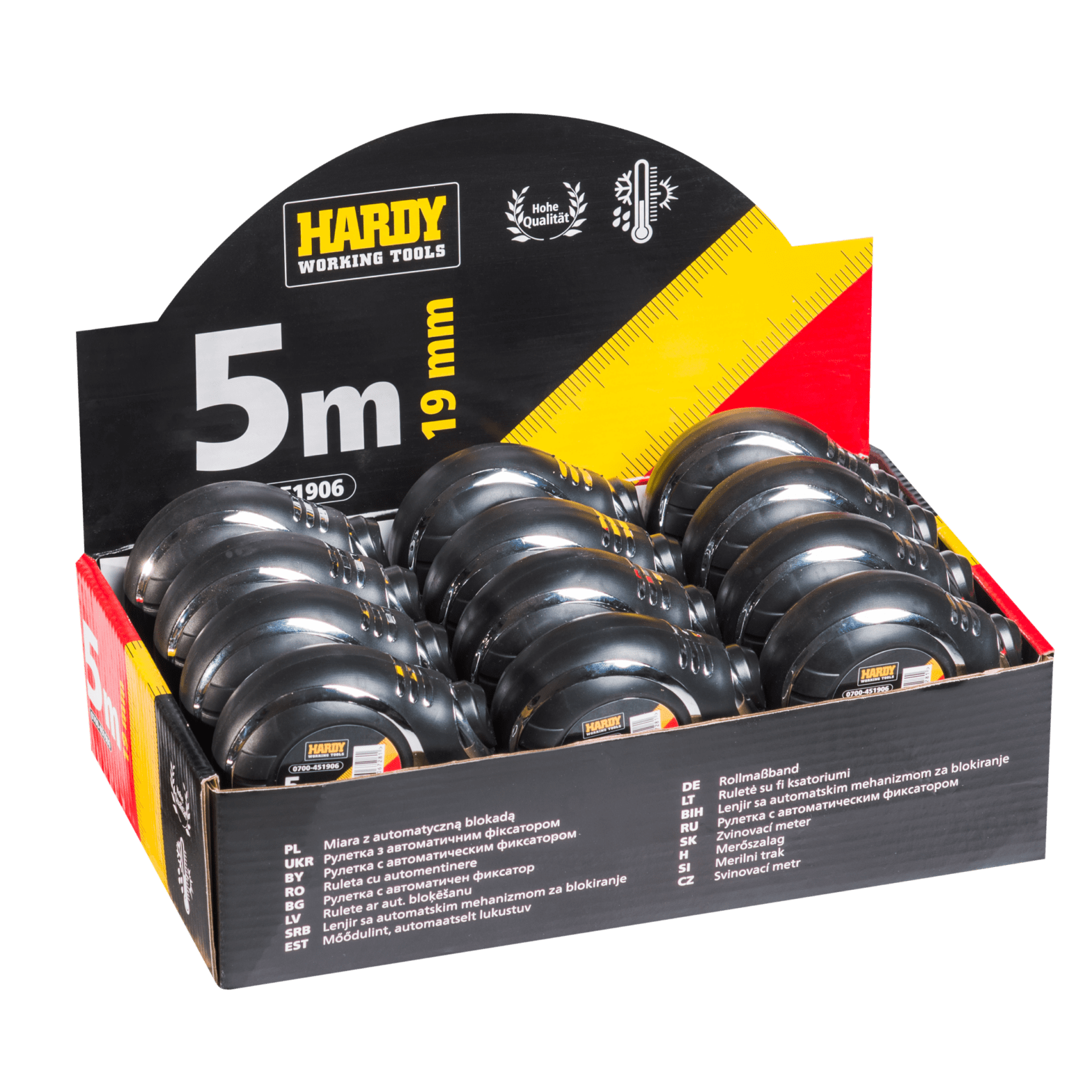 MÕÕDULINT HARDY PRO 5M*19MM, SEERIA 45, KARBIS 12TK