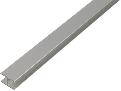 H-profiil alumiinium 9,9 x 22 x 1,5 mm, 2 m