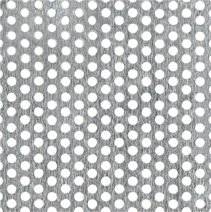 Alumiiniumplekk perforeeritud 250 x 500 x 0,8 mm
