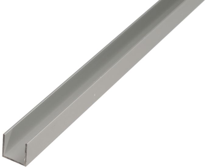 U-profiil Kantoflex alumiinium 20 x 8 x 1 mm, 1 m