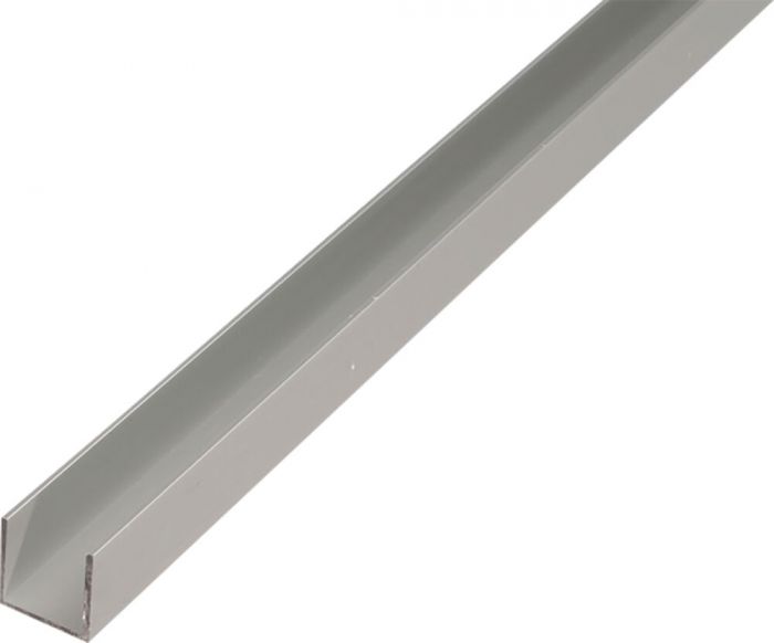 U-profiil alumiinium 15 x 8 x 1000 mm