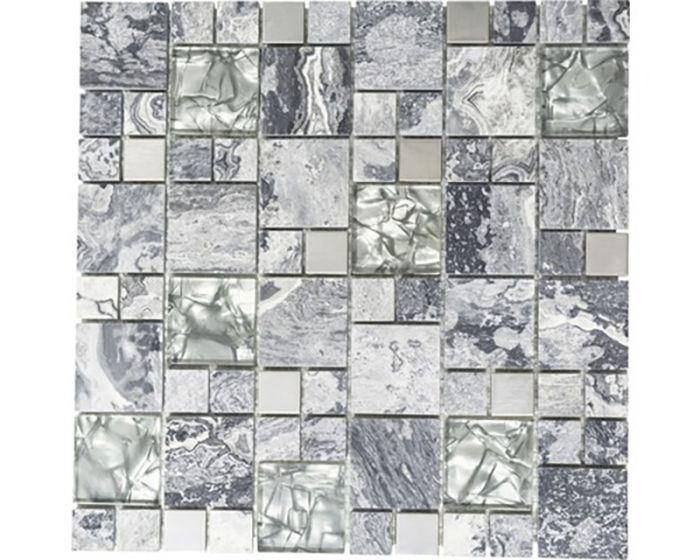 Klaasmosaiik Crystal Mix XCM MC609, 30 x 30 cm