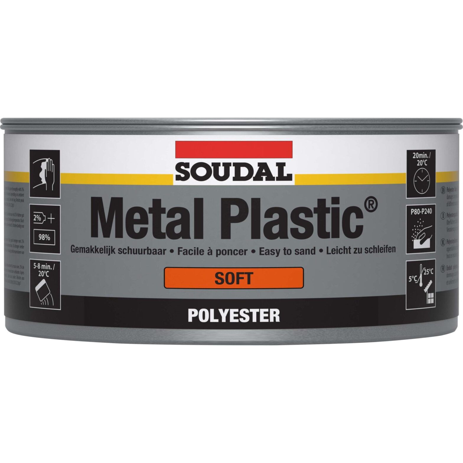 PAHTEL SOUDAL METAL PLASIC PEHME NF 2KG