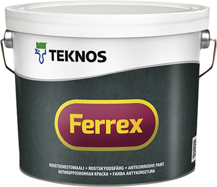 Korrosioonitõrjevärv Teknos Ferrex 3 l, valge