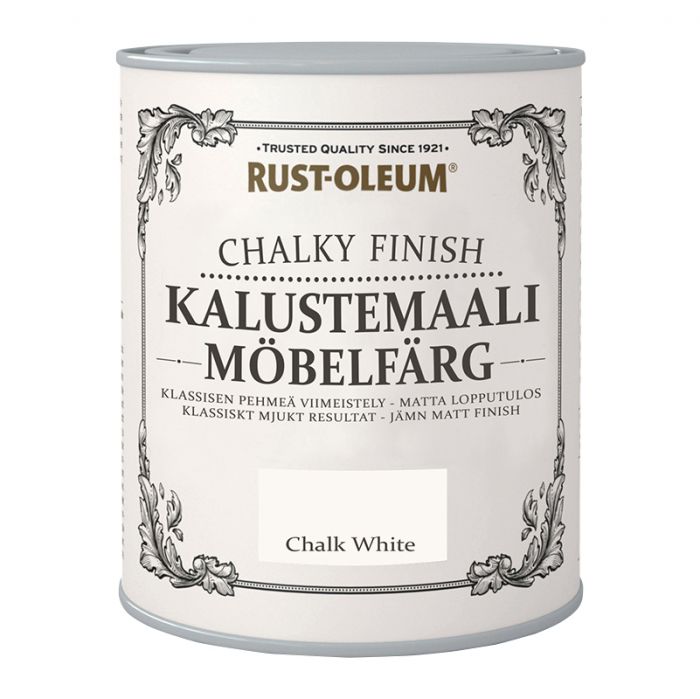 Mööblivärv Rust-Oleum Chalky Finish Chalk White 750 ml