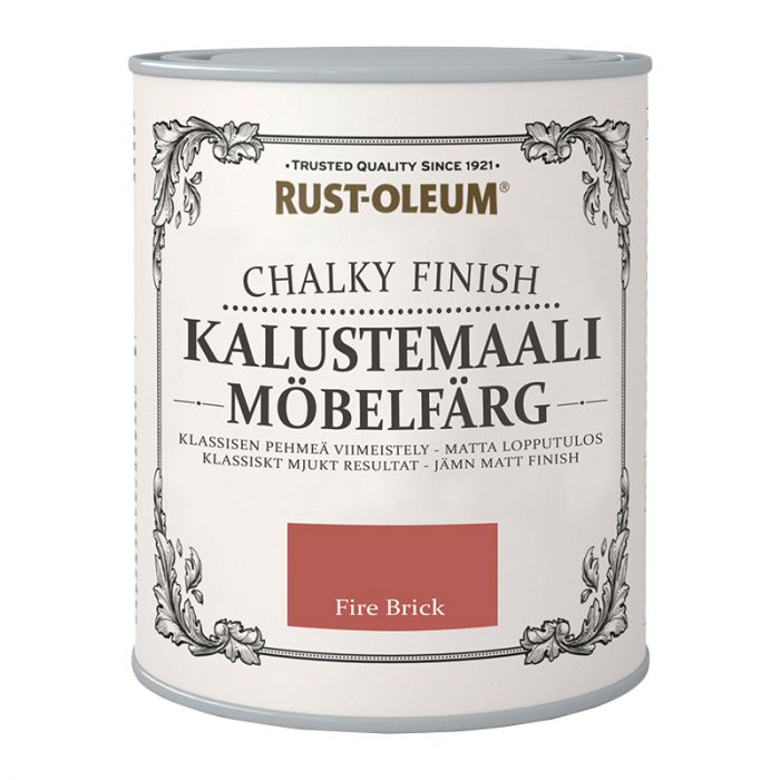 Mööblivärv Rust-Oleum Chalky Finish Fire Brick 750 ml