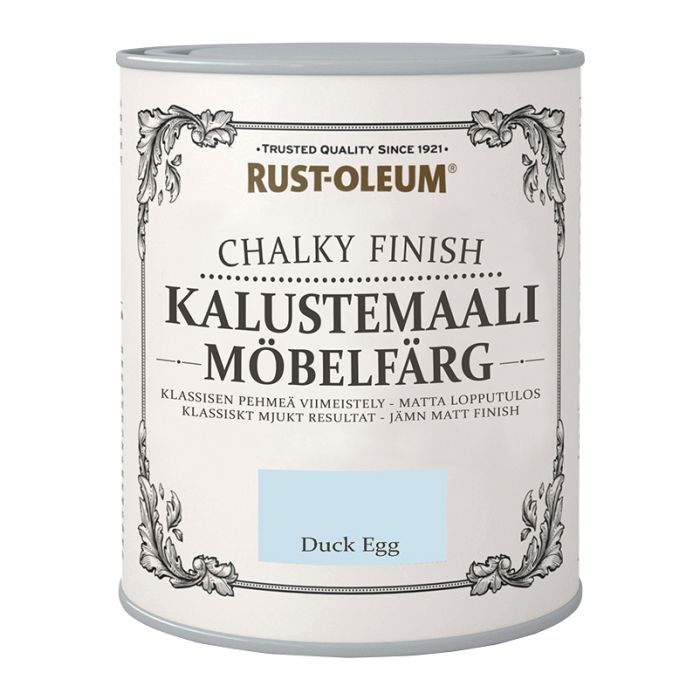 Mööblivärv Rust-Oleum Chalky Finish Duckegg 750 ml
