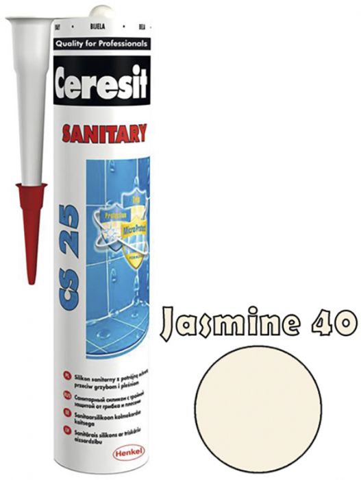 Sanitaarsilikoon Ceresit CS25 Jasmine 40