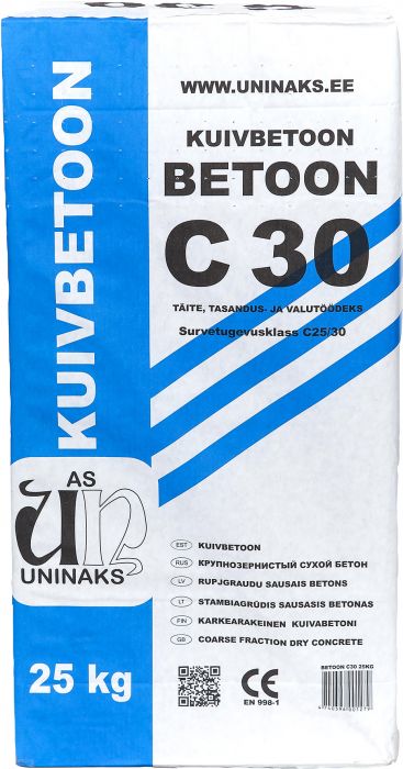Kuivbetoon Uninaks C 30, 500 kg
