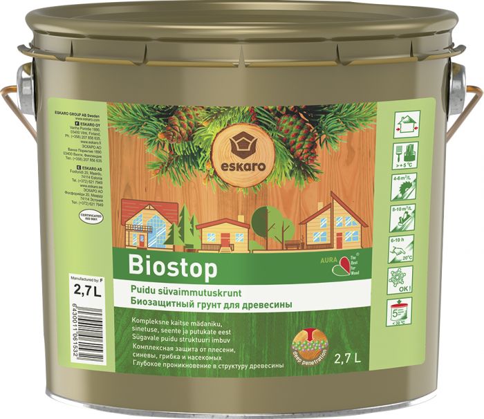 Puidukaitsekrunt Aura Biostop 9 l