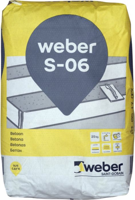 Kuivbetoon Weber S-06