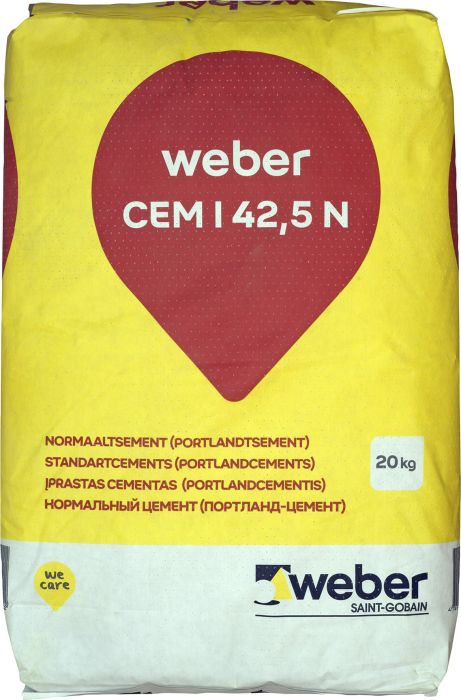 Normaaltsement Weber CEM I 42,5 N 20 kg