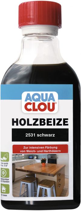 Puidupeits Aqua Clou 250 ml, must