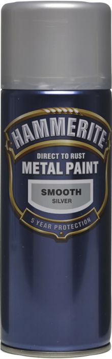 Metallivärv Hammerite Smooth 400 ml hõbedane