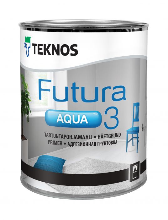 Kruntvärv Teknos Futura Aqua 3 0,9 l