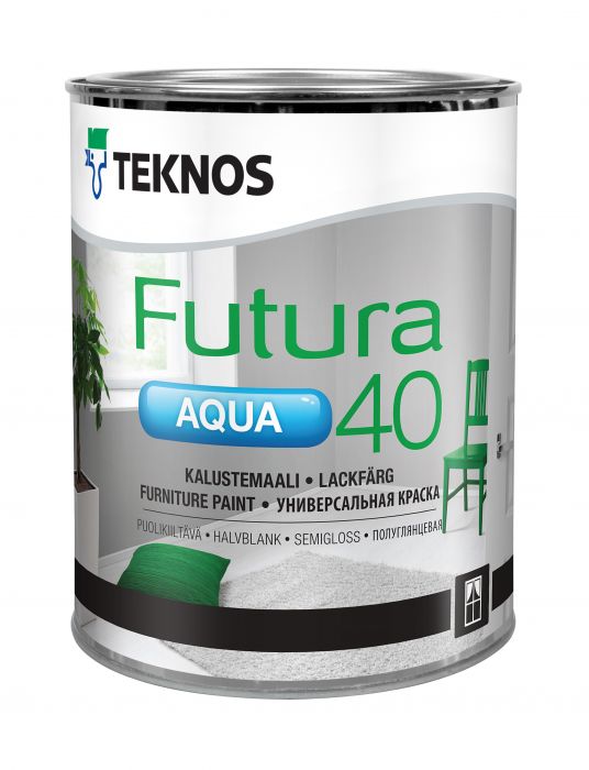 Mööblivärv Futura Aqua 0,9 l