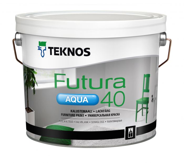 Mööblivärv Futura Aqua 40 2,7 l