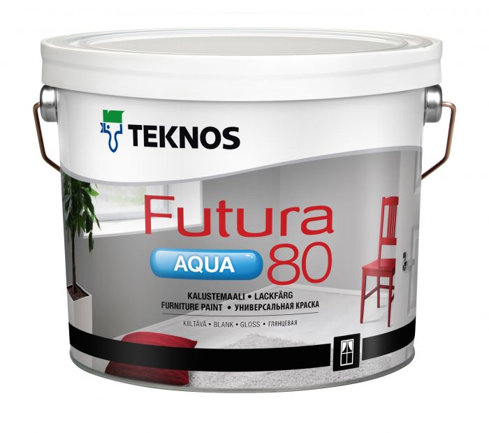Mööblivärv Futura Aqua 80  2,7 l