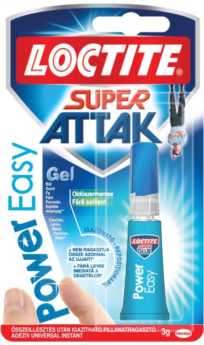 Kiirliim Loctite Super Attak Power Easy Gel 3 g