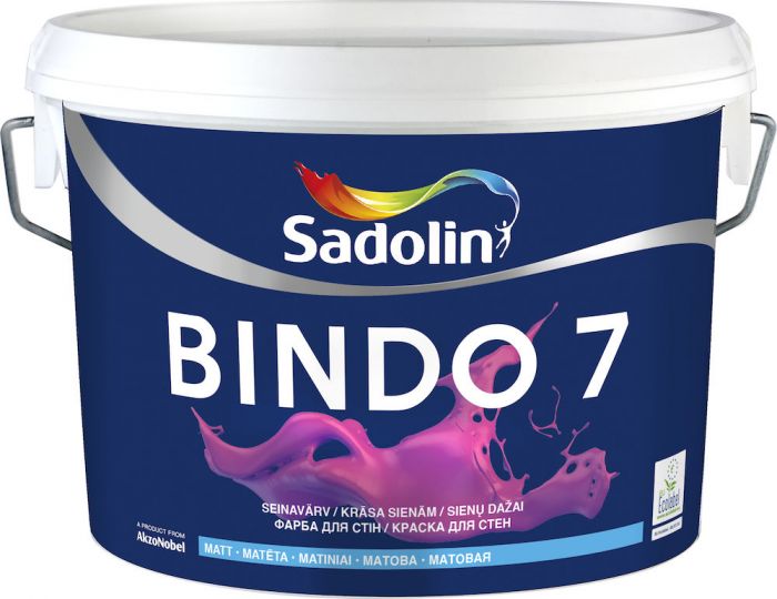 Lae- ja seinavärv Sadolin Bindo 7 toonimiseks 9l