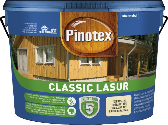 Puidukaitsevahend Pinotex Classic Lasur 3 l, värvitu