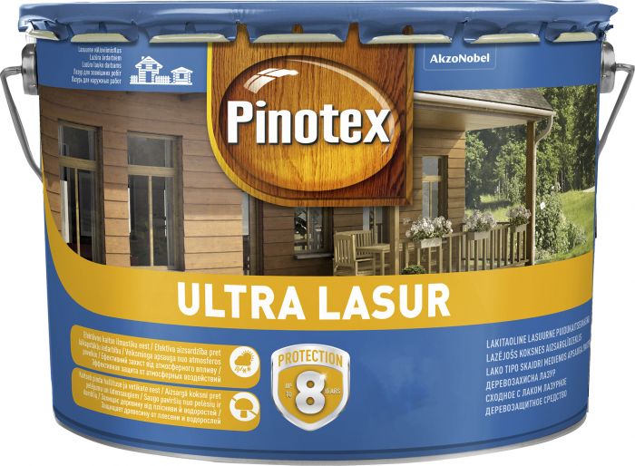 Puidukaitsevahend Pinotex Ultra Lasur 10 l, värvitu