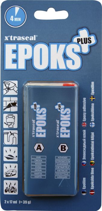 Kahekomponentne epoliim Epoks plus 34 ml