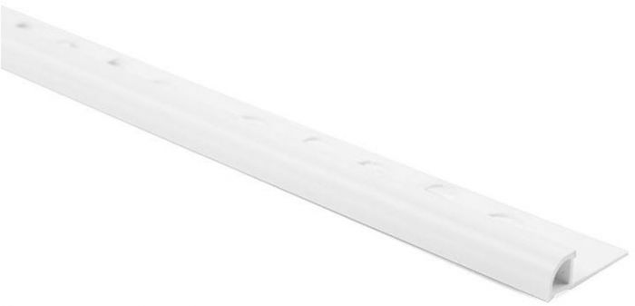Plaadiliist PVC valge, 8 x 2500 mm
