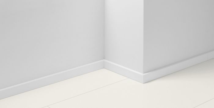 Põrandaliist MDF valge 16 x 40 x 2570 mm