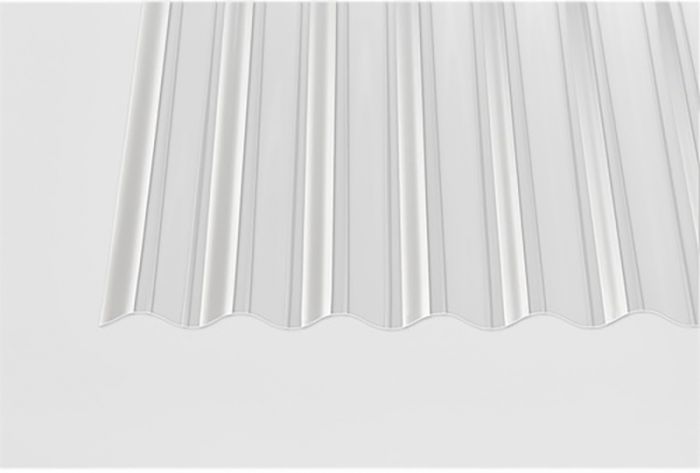 Laineplaat Gutta PVC laineline, läbipaistev 0,7 x 900 x 3000 mm