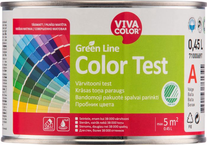 Vivacolor Color Test 0,45 l täismatt