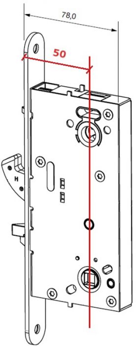 Digitaalne turvalukk Yale Doorman V2N, must