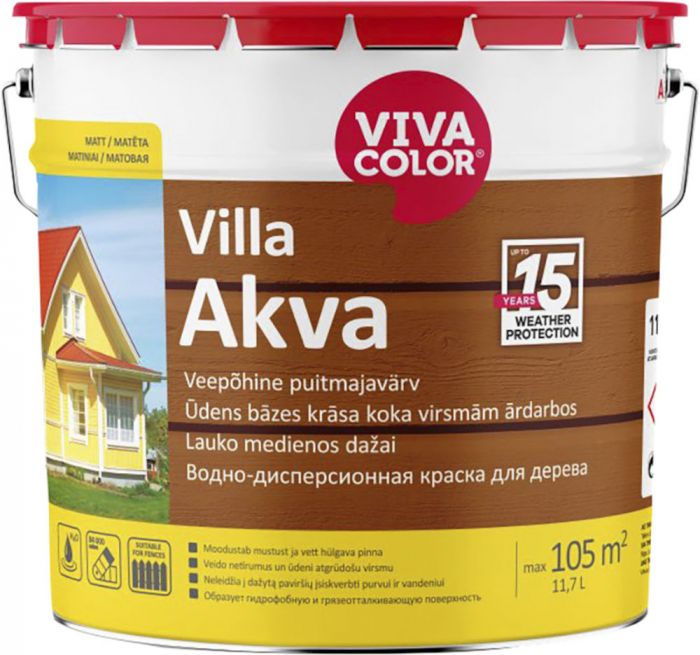 Puitmajavärv Vivacolor Villa Akva 11,7 l