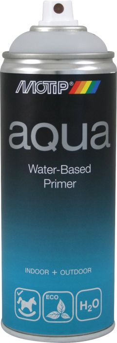 Aerosoolvärv Motip Aqua Primer 400 ml valge