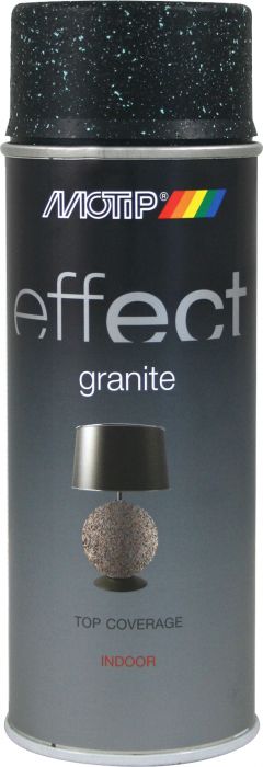 Aerosoolvärv Motip Effec Granite must 400 ml