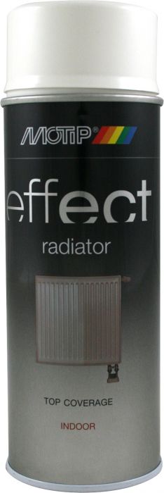 Aerosoolvärv Motip Effect Radiator valge 400 ml