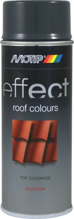 Aerosoolvärv Motip Effect Roofcolor RR23, tumehall 400 ml