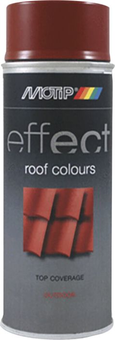 Aerosoolvärv Motip Effect Roofcolor RR29, punane 400 ml