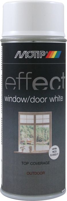 Aerosoolvärv Motip Effect Window/Door valge 400 ml
