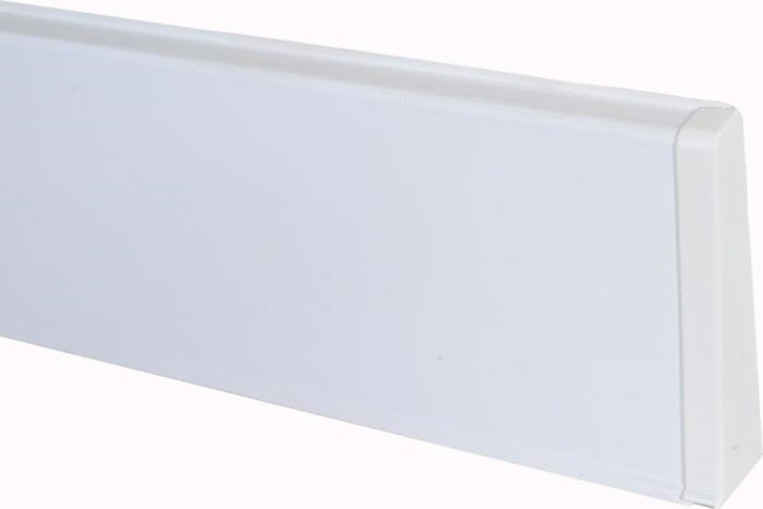 Põrandaliistu ots PVC valge parem 22 x 75 mm