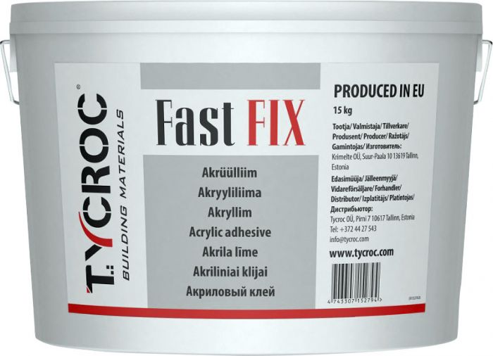 Akrüülliim Tycroc Fast Fix 15 kg