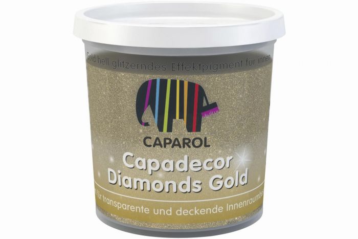 Efektpigment Caparol Capadecor Diamonds, kuldne 75 g