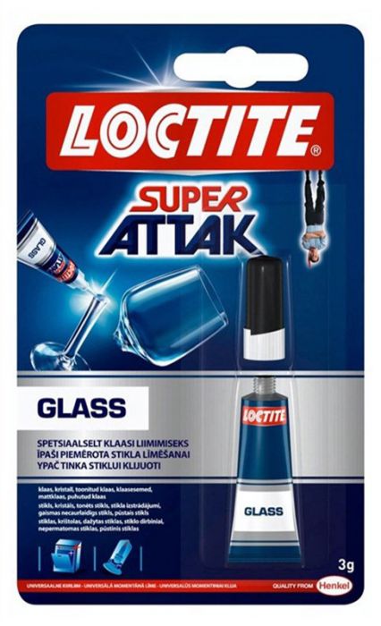 Kiirliim Loctite Super Attak Glass 3 g