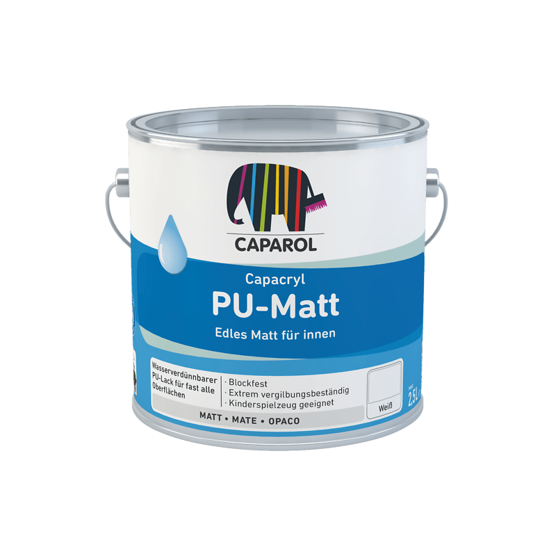 AKRÜÜLVÄRV CAPACRYL PU-MATT BW 2,4L