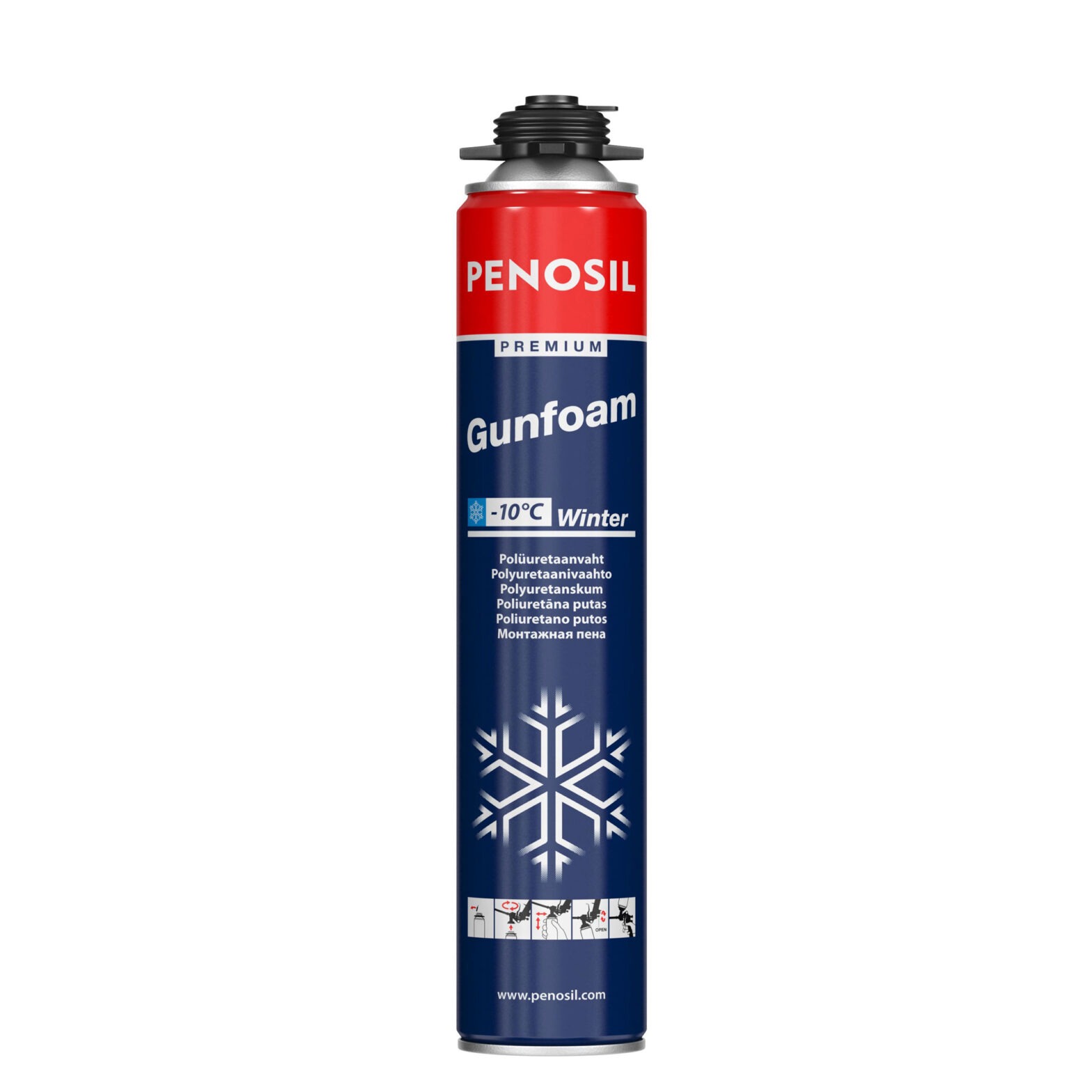 PÜSTOLIVAHT PENOSIL GUNFOAM WINTER -10C 750ML