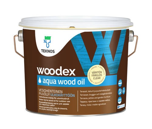 VESIALUSELINE PUIDUÕLI VÄLISTÖÖDEKS TEKNOS WOODEX WOOD OIL CLEAR 2,7L