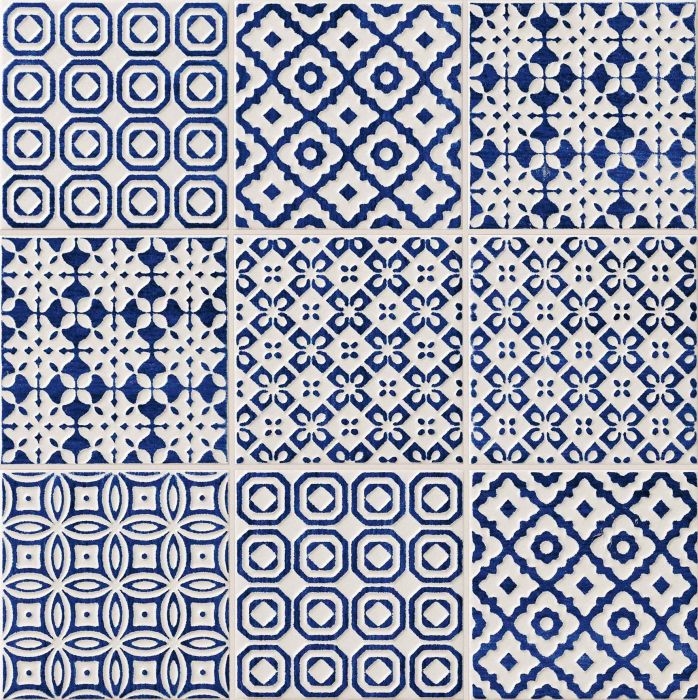 Seinaplaat Batik sinine 10 x 10 cm