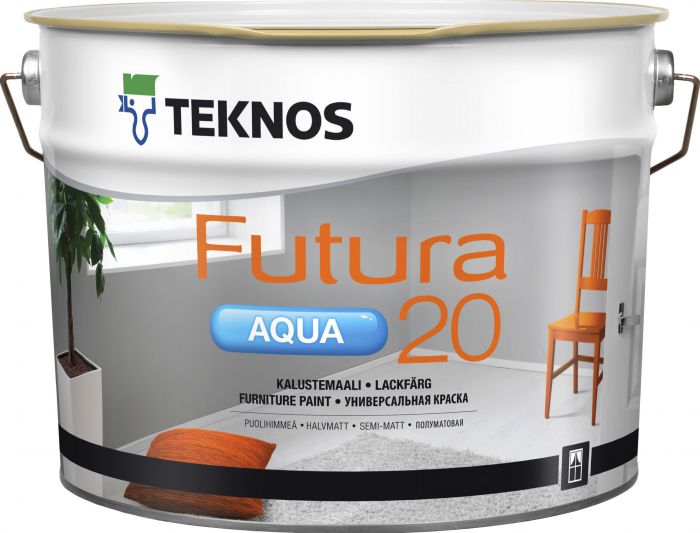 Mööblivärv Futura Aqua 20 PM3 2,7 l