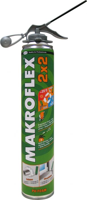 Montaaživaht  Makroflex PU- Foam 2 x 2 750 ml