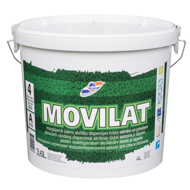 PESTAV MATT AKRÜÜLVÄRV MOVILAT-4 3.6L